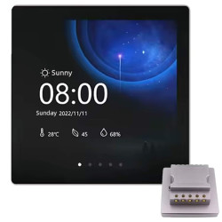 ESP32-S3 wyświetlacz dotykowy 4" 480x480 WiFi 3x przekaźnik home assistant