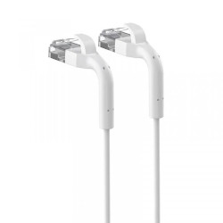 Patchcord LAN Miedź Kabel sieciowy skrętka, łamana końcówka Extralink Kat.6 U/FTP 1m 1Gbps Biały