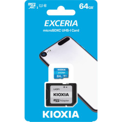 Karta pamięci micro SDHC 64GB KIOXIA class 10/UHS1 z adapterem