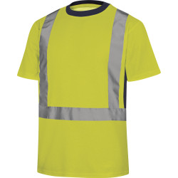 HI VIS COTTON POLYESTER T-SHIRT