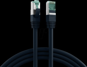 MK6001.0,15B RJ45 Patch Cord Cat.6a S/FTP LSZH black 0,15m