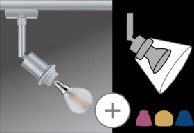 96968 URail rail spotlight DecoSystems basic, E14, max. 20 W, dimmable