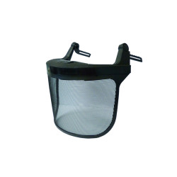 Kask z osłoną, Nylonowa siatka, Twarz, odporność na: Uderzenia