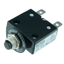 T1625 Techna 25A Thermal Panel Mount Circuit Breaker