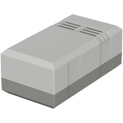 BOPLA 32104010 Elegant Electronics Casing Grey-white table/wall case