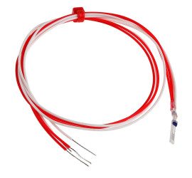 Czujnik RTD PT100 długość 10mm średnica 2mm +250°C żyły 4 Sonda