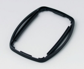 Intermediate ring, PMMA, (H) 69.5 mm, black, for enclosure, B9004756