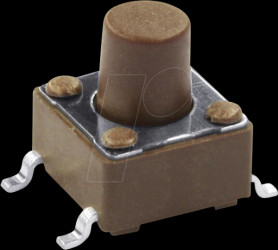 DTSM-63N Short stroke button, SMD, 1 NO, 6 x 6 x 7 mm