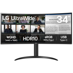 LG 34WR55QK-B.AEK 34WR55QK-B computer monitor 86.4 cm (34") 3440 x 1440 pixels