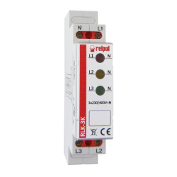 Kontrolka sygnalizacyjna 3-fazowa czerwona żółta zielona RLK-3K Relpol 863028