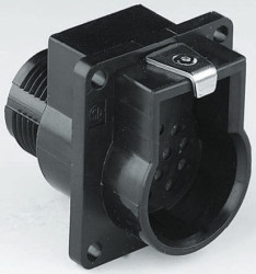 Złącze wielostykowe przemysłowe 30-pinowe, panelowe Gniazdo Souriau Sunbank by Eaton