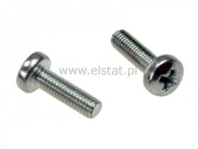 Śruba M3x10mm (+) walcowy, krzyżak