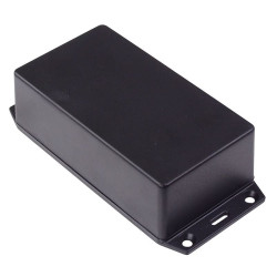 1591XXCSFLBK Hammond Multipurpose Black GPABS Enclosure Flanged Lid 121 x 66 x 40mm