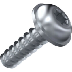 Self-tapping screw, TX, Ø 6.5 mm, 8 mm, steel, galvanized, 001.94.336