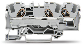 Blok zacisków przelotowych WAGO poziomy: Pojedynczy 20 → 8AWGWciskany zacisk Cage Clamp TOPJOB S, 2006 41A