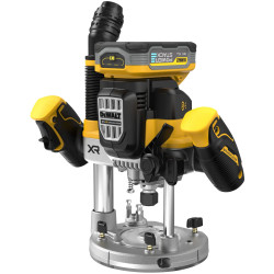 DEWALT DCW620H2-GB DCW620H2 1/2in Plunge Router 18V 2 x 5.0Ah POWERSTACK&#x2122; Li-ion