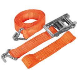Sealey TDRWA Car Trans Ratchet Tie Down 50mm x 3m Alloy Wheel - Single 5000kg