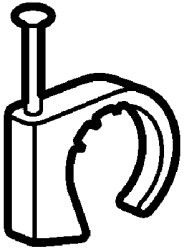 Spinka do kabli 14mm Szary Spinka do kabli