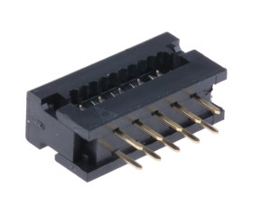 Złącze IDC 10-pinowe 2-rzędowe raster: 2.54mm Męski Montaż na kablu RS PRO