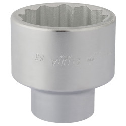 Elora 67434 65mm 1&quot; Square Drive Bi-hexagon Socket