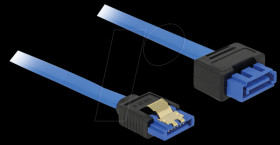 84975 SATA 6 GB/s socket straight > SATA plug, straight 100 cm blue