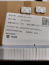 Przekaźnik HF49F 012-1H1F na sztuki.