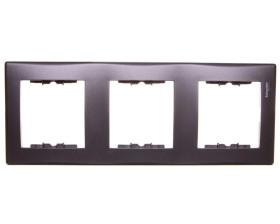 SEDNA Ramka potrójna pionowa grafitowa SDN5801370