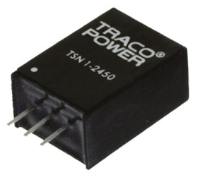 Regulator przełączający, Uwe -7.5 → -32V dc, Uwy -5.2V dc, Iwy -1A, TRACOPOWER