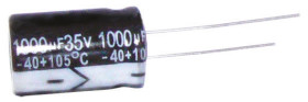 Kondensator 3.3μF 50V dc Radialny, Otwór przelotowy RS PRO roztaw: 1.5mm 4 (Dia.) x 7mm
