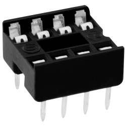 Connfly DS1009-08AT1NX-0A2 IC socket 8 pins 2.54 mm spacing Tube Standard
