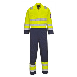 Coverall Hi Viz Modaflame Yellow - Navy