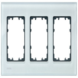 Mocowanie elektroinstalacyjne, kolor Nickel Copper Alloy, PUR, 3-krotna, Szkło, Siemens