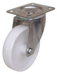 Koło samonastawne średnica kabla 200mm Płyta Guitel Hervieu 200kg wysokość całkowita 200mm