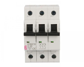 Wyłącznik nadprądowy 3P C 20A 10kA AC ETIMAT10 002135717