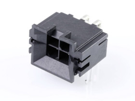 Molex 438100001 Obudowa złącza pin męskiego na PCB, piny: 4, 1 szt.