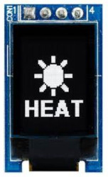 Wyświetlacz OLED 0.71cal Biały macierz pasywna 48 x 64pikseli Midas COB I2C