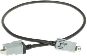 Kabel USB Złącze A Mini USB B Złącze B Mini USB B dł. 500mm Przewód USB USB 2.0 kolor: Czarny