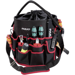 Parat 5990831991 BASIC Bucket Tool Bag Holds 51 Tools 49 Pockets