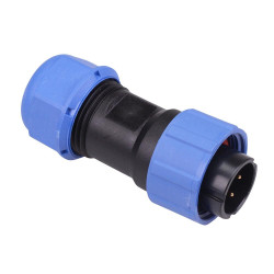 5 Pin Waterproof W17 Male Plug Cable Connector IP68