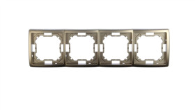 Simon Basic Standard Ramka Poczwórna Uniwersalna Satynowa Bmr4/29
