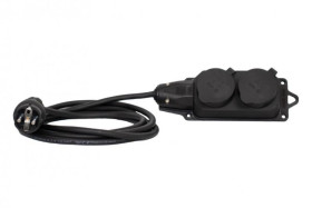 Przedłużacz listwowy gumowy 2x230V(2x2P+Z) OPD (H07RN-F) 3x1,5-30m