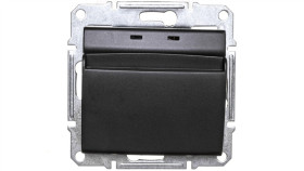 Sedna Łącznik Hotelowy 10A 250V Ip20 Grafitowy Sdn1900170