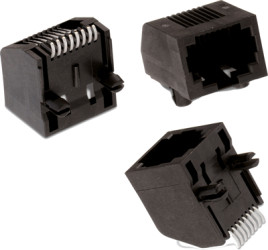 Socket, RJ45, 8 pole, 8P8C, Cat 3, SMD, 634008137221