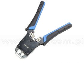 Zaciskarka RJ45 (8p8c), RJ12 (6p6c), RJ11 (6p4c), 6p2c (AT-500)