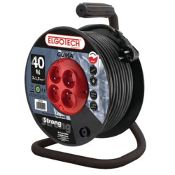 Przedł.bębn. GUMA 40m 4gn OW 3x1,5 ELGOTECH 041114