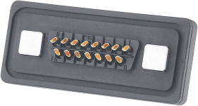 Harting 09 67 525 6715 09675256715 Złącze męskie Ilość styków: 25 kielich lutowniczy 1 szt.