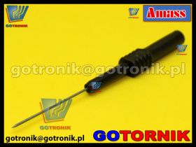 Elastyczna sonda ostrzowa - igła pomiarowa CZARNA