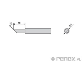Grot do lutownicy GOOT PX-201 - 5C