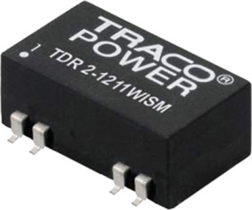 DC converter, 4.5-18 VDC, 2 W, 1 output, 5 VDC, 79 % efficiency, TDR 2-1211WISM