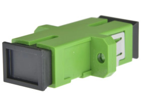 Adapter światłowodowy FO SM simplex SC/APC-SC/APC